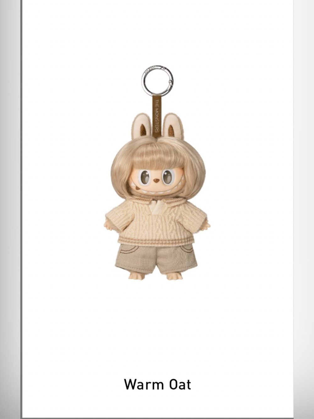 Pop Mart THE MONSTERS Hair Salon Series - Vinyl Plush Pendant Blind Box Warm Oat